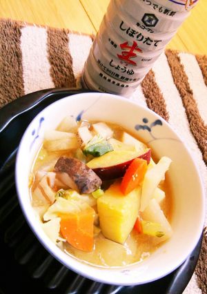 *鮮度の一滴旬の具沢山味噌汁*-レシピのメイン写真