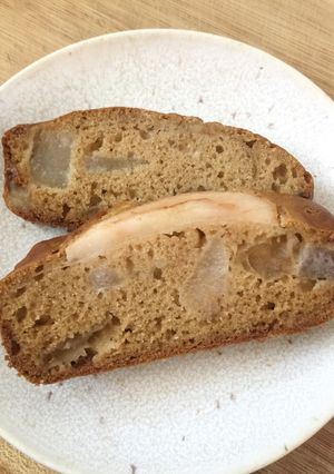 パンケーキミックスで簡単洋梨のケーキ-レシピのメイン写真