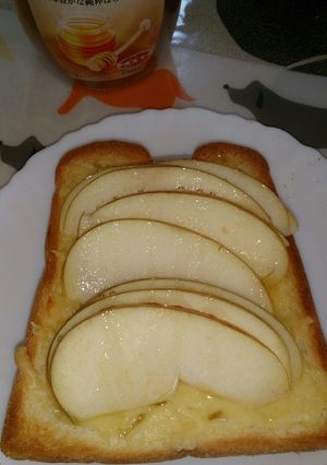 りんごチーズトースト-レシピのメイン写真
