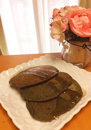 おうちde和カフェ♪よもぎのパンケーキ-レシピのメイン写真