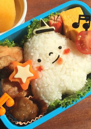 キャラ弁☆簡単ゴースト☆ハロウィン-レシピのメイン写真