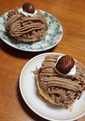 まるでケーキ屋さん!?モンブラン-レシピのメイン写真