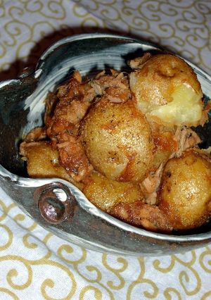 ユーリンチのタレde新じゃが＆ツナの煮物-レシピのメイン写真