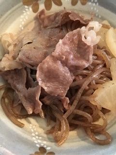 牛肉と大根と糸こんにゃくのすき焼風炒め-レシピのメイン写真
