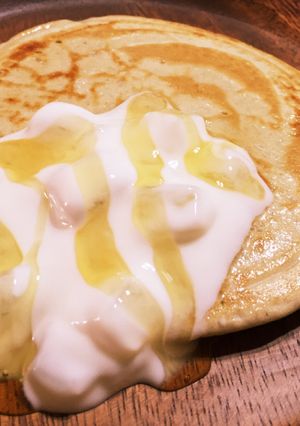 そば粉パンケーキ〜ヨーグルト蜂蜜〜-レシピのメイン写真