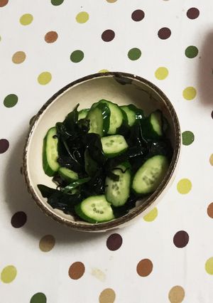 きゅうりわかめ×塩昆布!-レシピのメイン写真