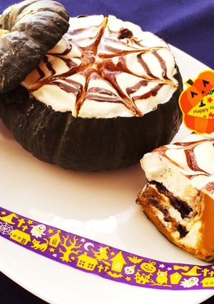 ハロウィン☽焼かないかぼちゃオレオケーキ-レシピのメイン写真