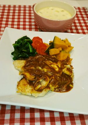 白身魚のデミグラス チーズ焼き-レシピのメイン写真