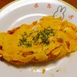 ミートソースでオムライス