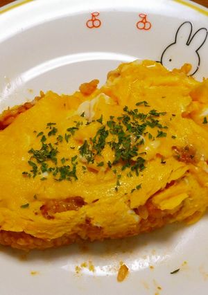 ミートソースでオムライス-レシピのメイン写真