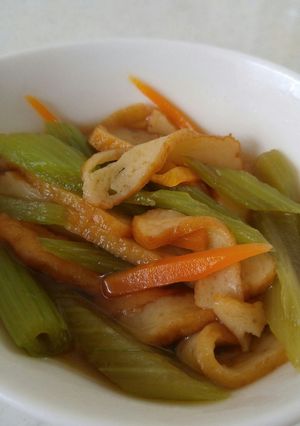 ふきと天ぷら(さつま揚げ)の煮物-レシピのメイン写真
