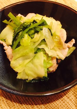 豚キャベツの白だし蒸し-レシピのメイン写真