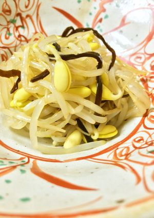 子大豆もやしの和風塩昆布あえ-レシピのメイン写真