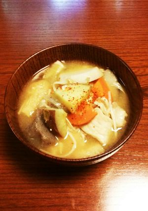 具だくさん!!おかずになる豚汁-レシピのメイン写真