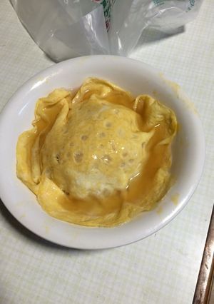 ☆簡単☆天津飯あんかけソースかけ-レシピのメイン写真
