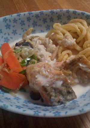 うどんドーナツ?②ホワイトソース(๑´ڡ-レシピのメイン写真