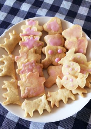 強力粉で☆型抜きクッキー（覚書）-レシピのメイン写真