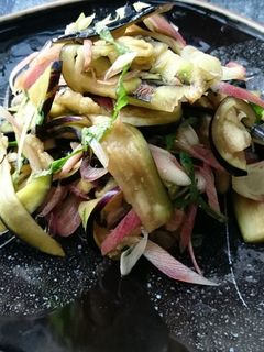 茄子とみょうがの和え物-レシピのメイン写真