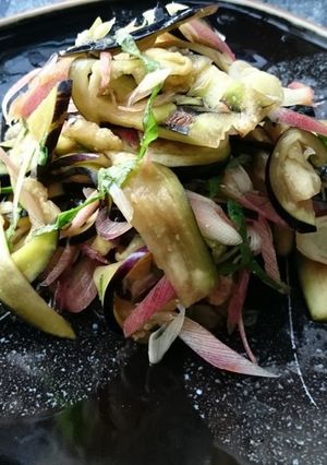茄子とみょうがの和え物-レシピのメイン写真