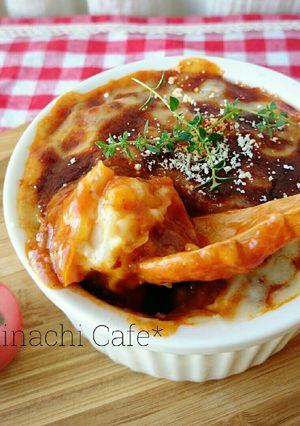 レンジ&トースターで簡単ラザニア-レシピのメイン写真