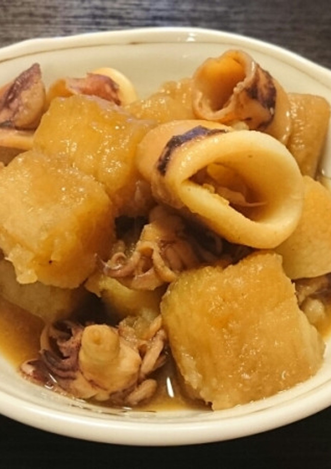 長芋とやりいかの煮物-レシピのメイン写真