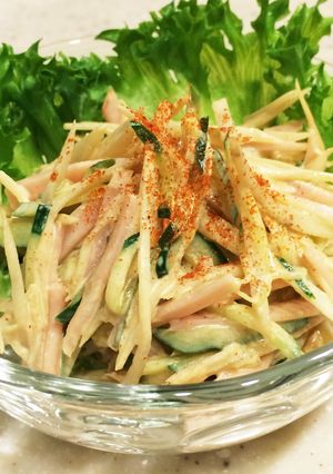 旨辛♬味わい深〜い＊ごぼうのサラダ-レシピのメイン写真