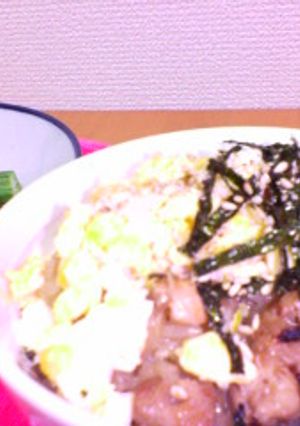 焼き鳥ごはん-レシピのメイン写真