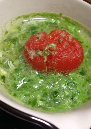 離乳食後期☆丸ごとトマトのスープ-レシピのメイン写真