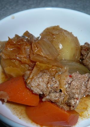 キムチ肉じゃが-レシピのメイン写真