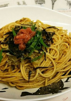 カルシウム☆じゃこと海苔佃煮の和風パスタ-レシピのメイン写真