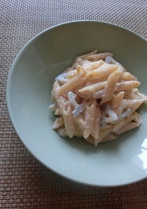 ワンポットパスタ☆クリームたらこペンネ-レシピのメイン写真