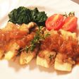 ♤エリンギの肉巻き♤柿ソースで