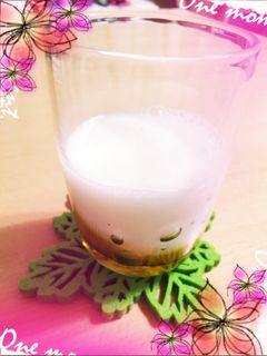 ホエーで手軽にドリンク-レシピのメイン写真