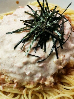 簡単おろしとツナマヨパスタ(温、冷製)-レシピのメイン写真