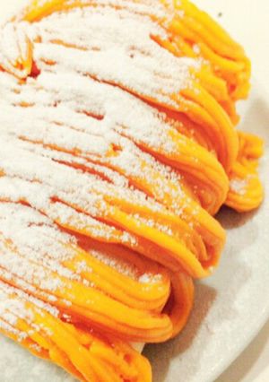 かぼちゃのモンブランロールケーキ-レシピのメイン写真