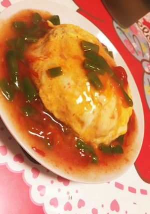 トマトがさっぱり☆オムチャーハン-レシピのメイン写真