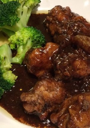 鶏手羽元のバルサミコ酢煮込み☆-レシピのメイン写真