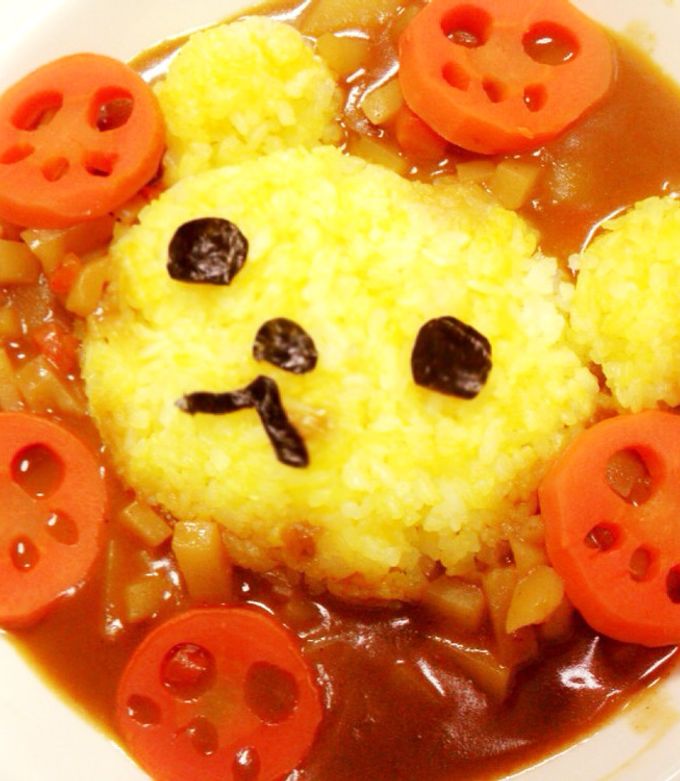 ハロウィンじゃなくても簡単キャラカレー☆-レシピのメイン写真