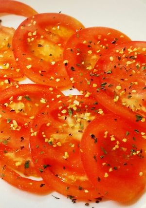 手間要らず！トマトのカルパッチョ風☆-レシピのメイン写真