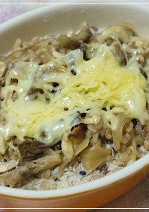 ☆キノコの豆乳雑穀玄米リゾット☆-レシピのメイン写真