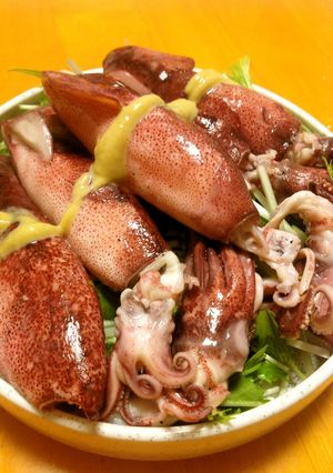 ボイルやりいかの辛子酢-レシピのメイン写真