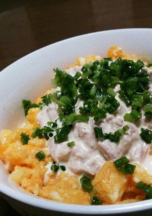 黄金比①活用　ポチ男のたまご丼-レシピのメイン写真