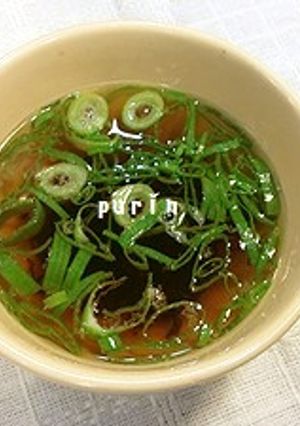 忙しい朝に♪塩昆布とネギのスープ-レシピのメイン写真