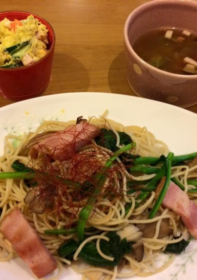 てけと母さんのきのこパスタ-レシピのメイン写真