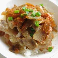 A picture of 元気もりもり！！豚バラ♪スタミナ丼.
