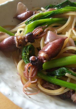 簡単☆ホタルイカと菜の花のパスタ-レシピのメイン写真