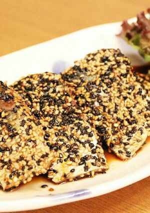 ✾鯖のゴマ照り焼き✾-レシピのメイン写真