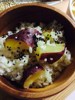 秋食べよ♪ホクホク さつま芋ご飯-レシピのメイン写真