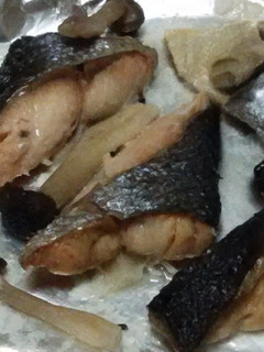 甘塩鮭の、酒蒸し-レシピのメイン写真
