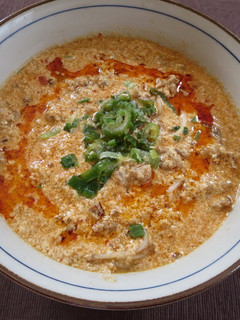 ゴロっと豚バラの坦々素麺-レシピのメイン写真